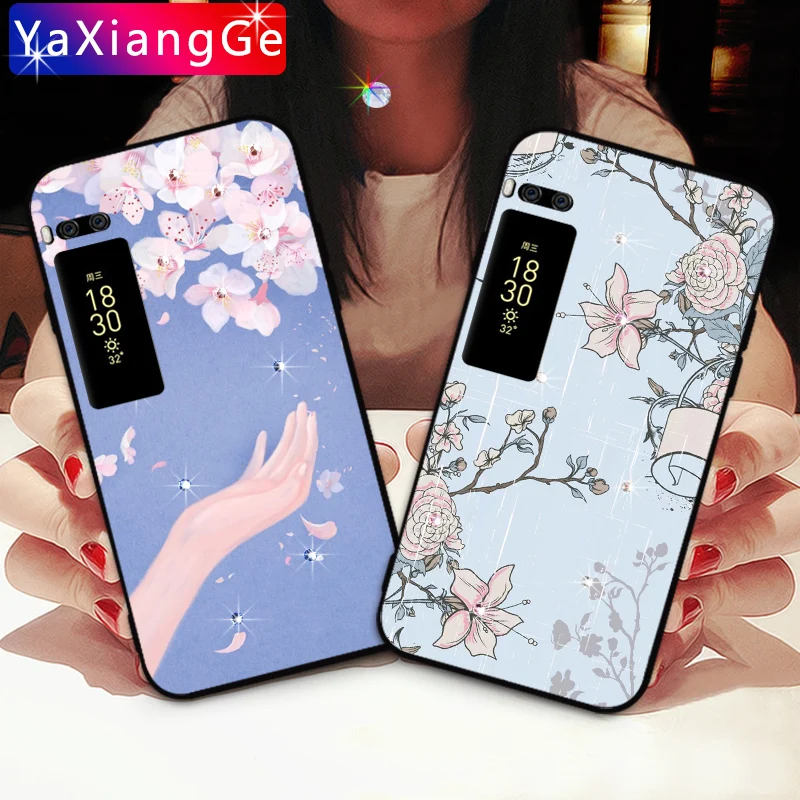 

Luxury Bling Glitter Case For Meizu E3 E2 U10 U20 Pro7 Pro6 Crystal Diamond Case Cover For Meizu Pro 6 7 Plus