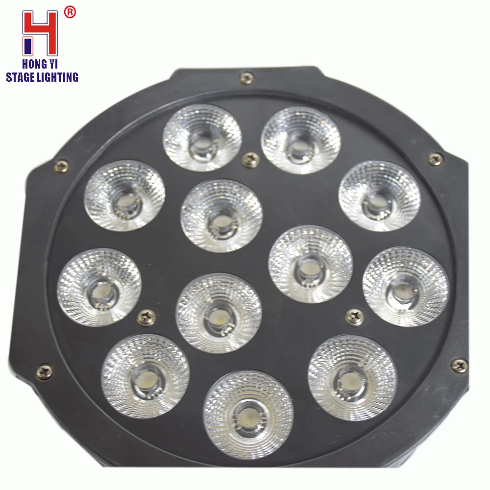 Par light 12x12 Вт RGBW 4в1 светодиодный стробоскоп мигающий свет, мини для dj
