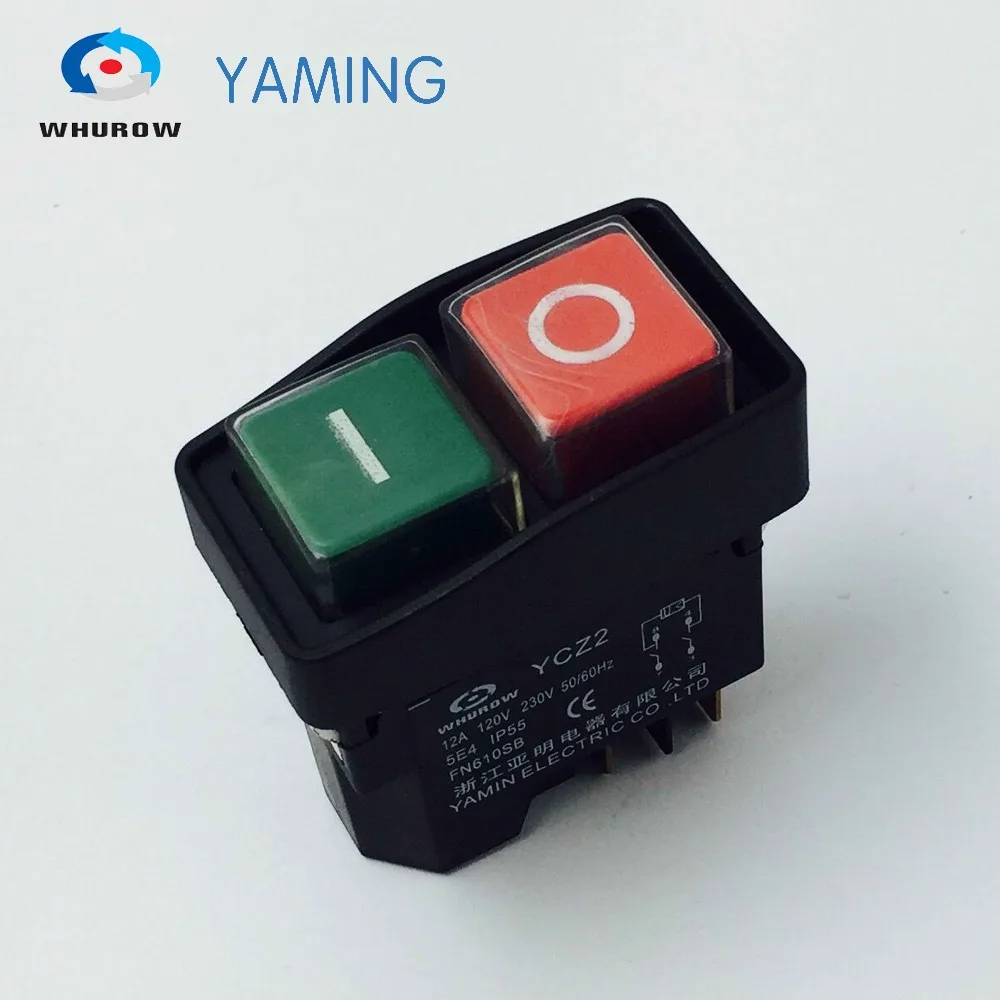 

Electromagnetic switch 4pins/5pins Waterproof Explosion-proof Pushbutton Switch IP55 110V Magnetic ON-OFF YCZ2