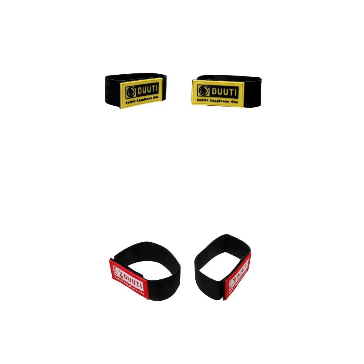 2 Pairs Elastic Bicycle Bike Leg Pants Band Belt Safety Bind Pant Leg Bands Clip Strap Rubber Strap Bandage Gaiter   