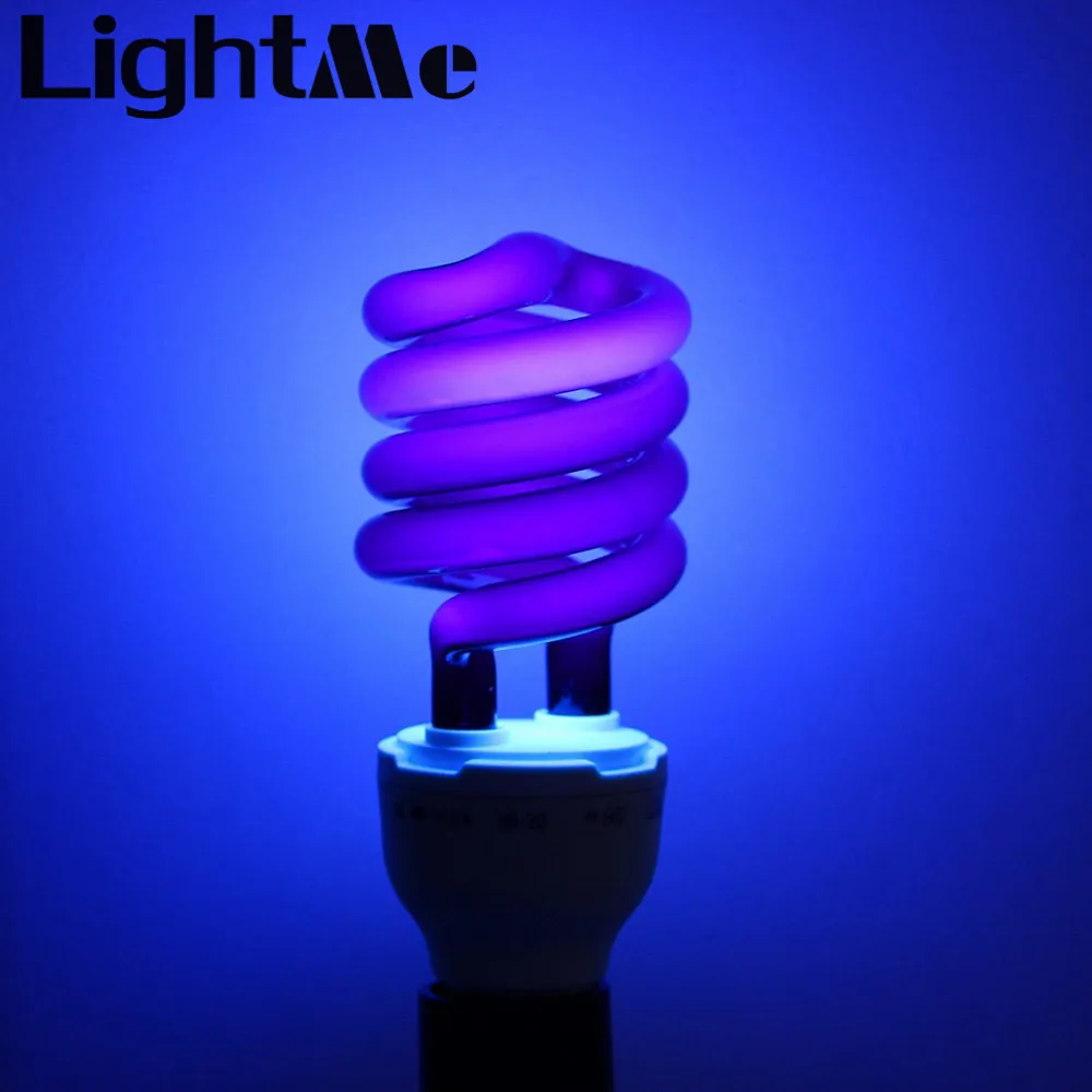 2016 New E27 36W Spiral Energy Saving Black Light Lamp CFL Bulb Moth
