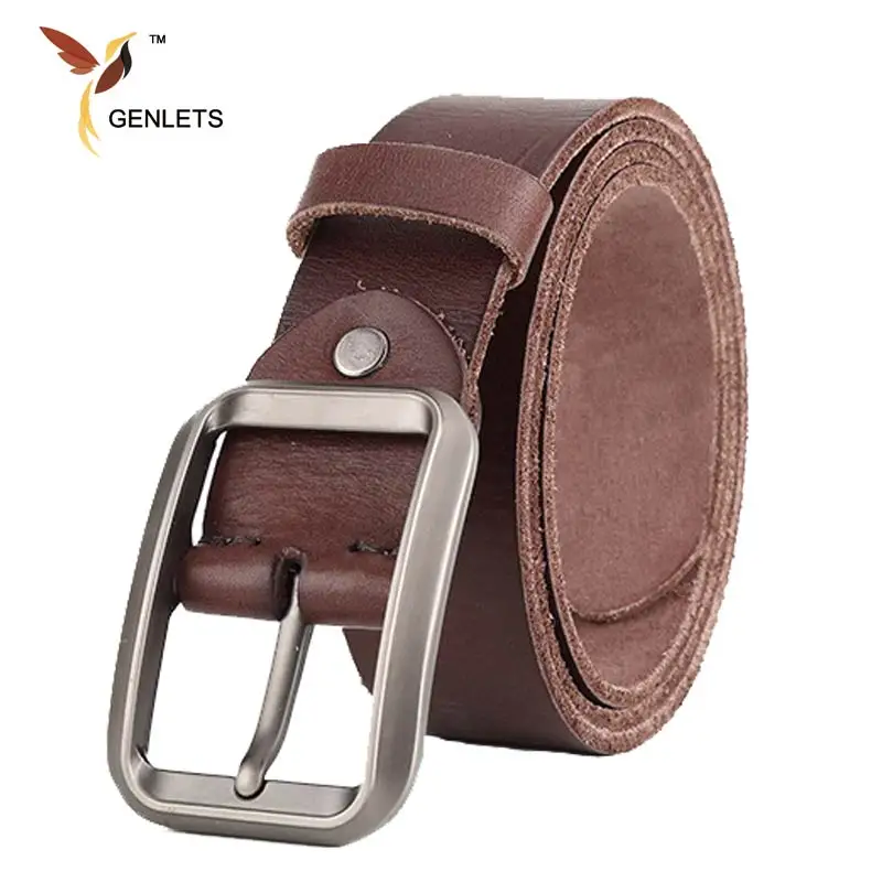 2017 Luxury genuine leather belt men new buckle men s belt genuine leather belt for men