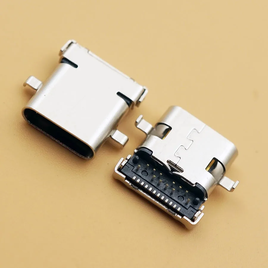 Smonisia 100pcs USB 3.1 Female Type-C 24P 24Pin Connector Micro Jack | Обустройство дома