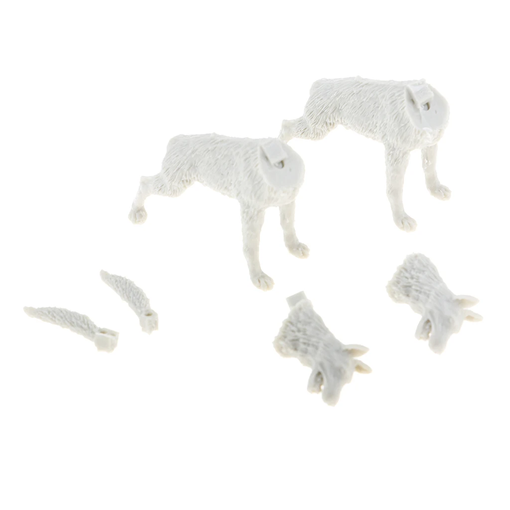 1/35 Resin Figure Kit Shepherd Dog Miniature War Game WWII Scenery Unpainted