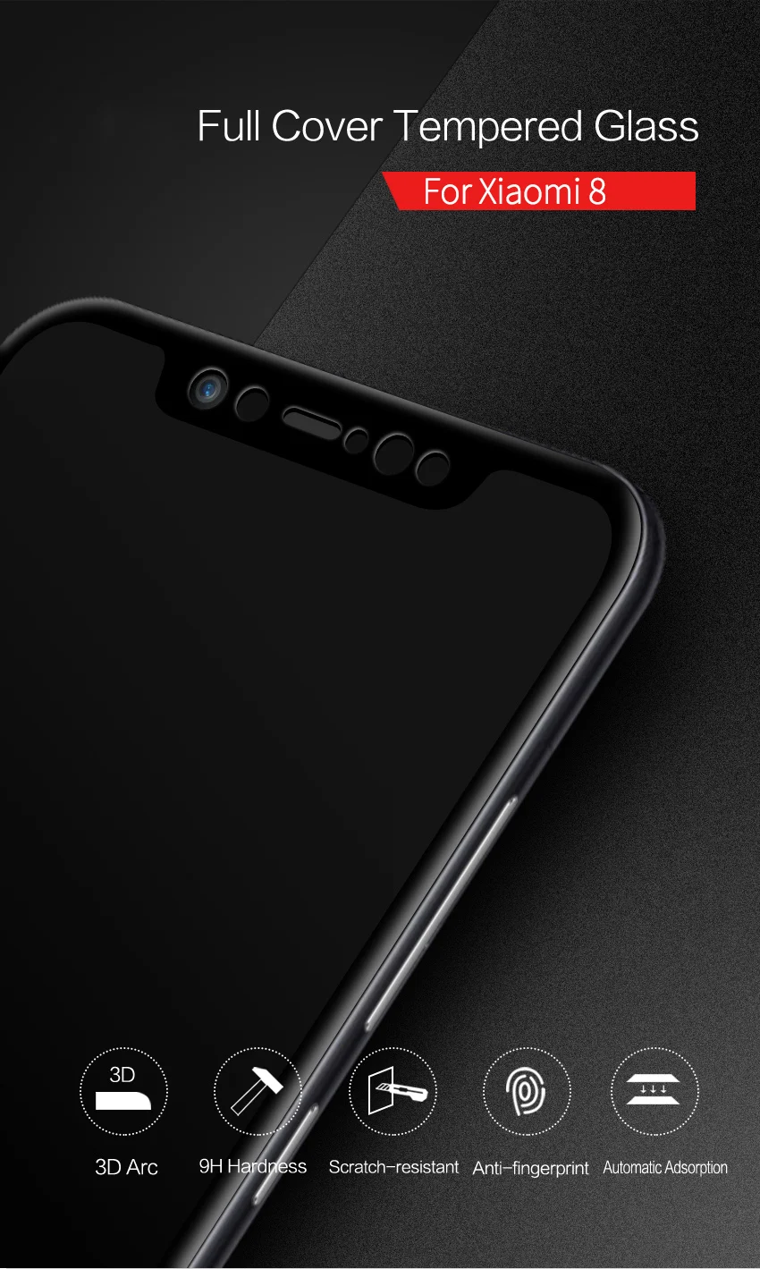 TCICPC для Xiaomi mi 8 mi 8 закаленное стекло 9H полное покрытие Нано покрытие Защитное стекло для Xiaomi mi 8 SE Защитная пленка для экрана