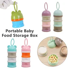 3-Слои Портативный детский контейнер для сухого молока детский закуска конфеты контейнер для хранения еды коробка удобно для маленьких детей на открытом воздухе Применение