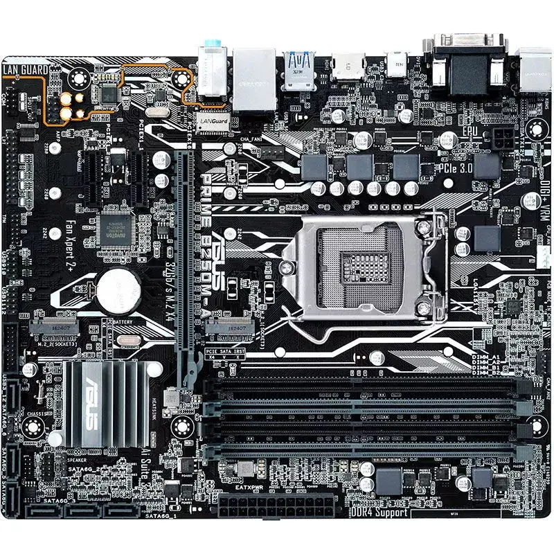 

ASUS original PRIME B250M-A 1151 pin B250 motherboard DDR4 used 90%new