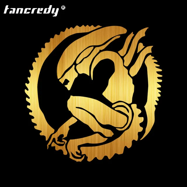 3D наклейки для авто Tancredy 15 см * инопланетянин декоративные Стайлинг автомобиля