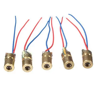 

5PCS Mini 650nm 5mW 5V Laser Dot Diode Module Head