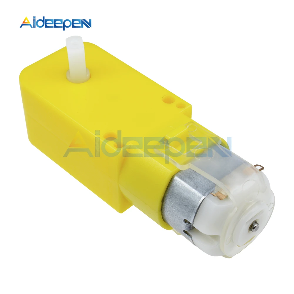 

Double Shaft DC Gear Motor DC 3V-12V Dual Shaft for Arduino Robot Smart Car Toys Wheels Driving 7*2.2*1.8cm
