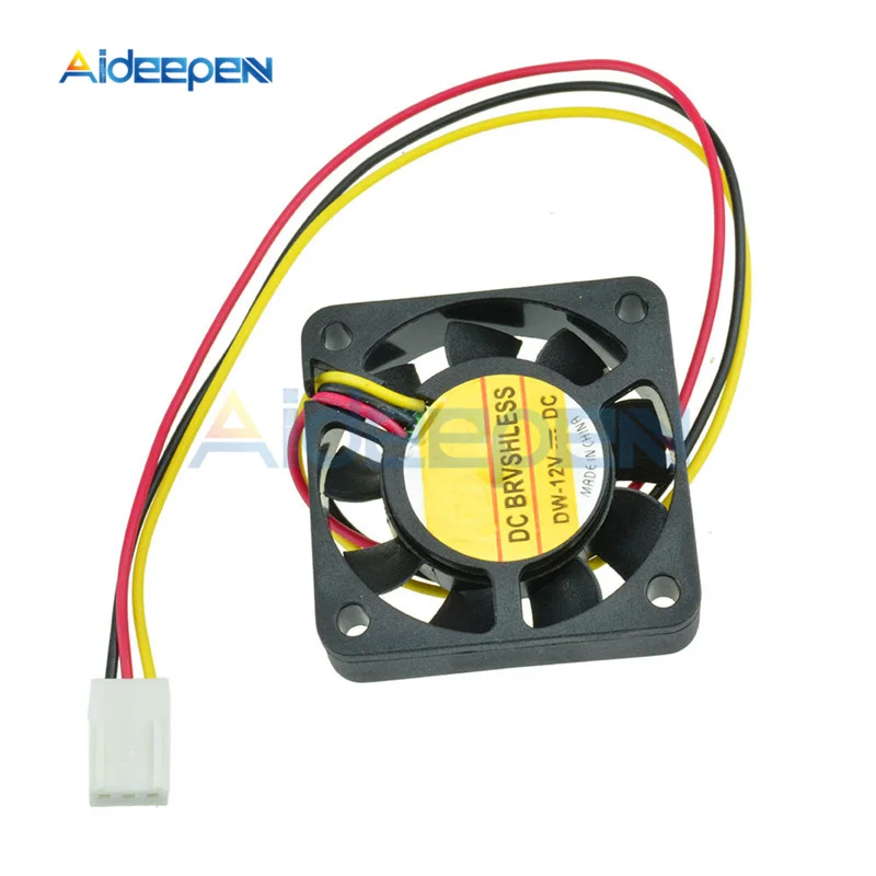 12V 3PIN 12 В 4010 охлаждающий турбо вентилятор 2Pin 3Pin для Arduino Raspberry Pi компьютер 3d принтер части черный пластик вентиляторы - Цвет: 12V 3PIN