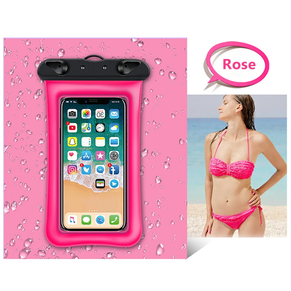 Universal Waterproof Bag 6 inches Pouch Phone Case For iPhone XS XR X 8 7 6 Plus Cover Cases For Samsung S8 S9 Note 8 (8)