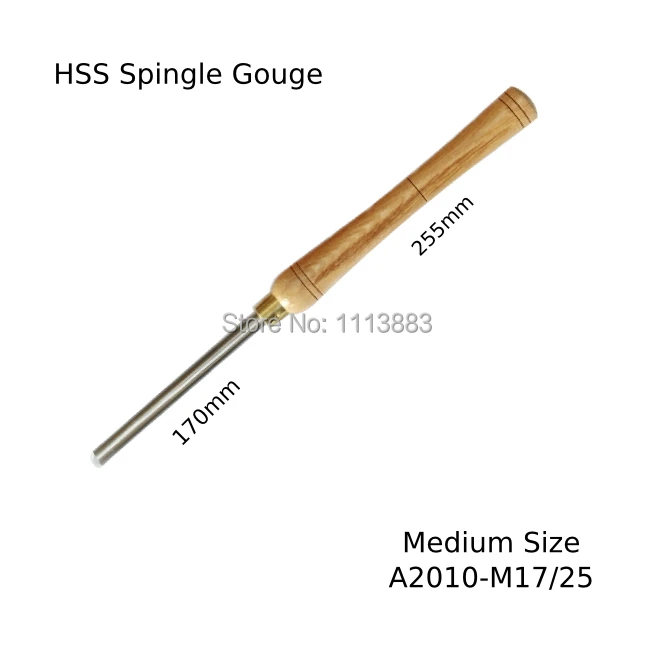 

A2010-M17/25 Medium Size HSS Spindle Gouge Woodturning Tool