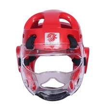 Шлем для тхэквондо, для бокса, для защиты, с маской, тренировочный протектор, Санда, муай тай, каратэ