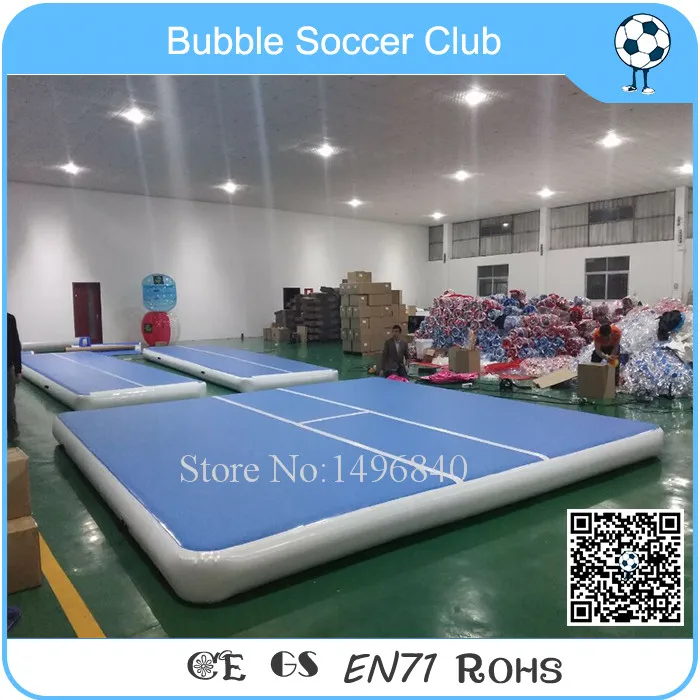 

Free Shipping 4x4x0.3m DWF Material Inflatable Air Track,Inflatable Gym Mat Included One Pump