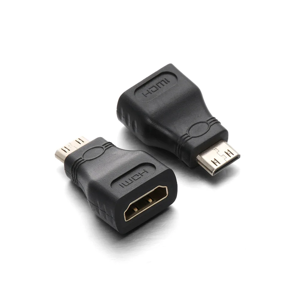 1 шт. позолоченный 1080P мини-адаптер-удлинитель для кабеля HDMI |