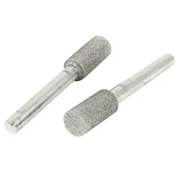 

2pcs 6mm Shank 10mm diameter Cylinder Head Grinding Diamond Grinding Pen
