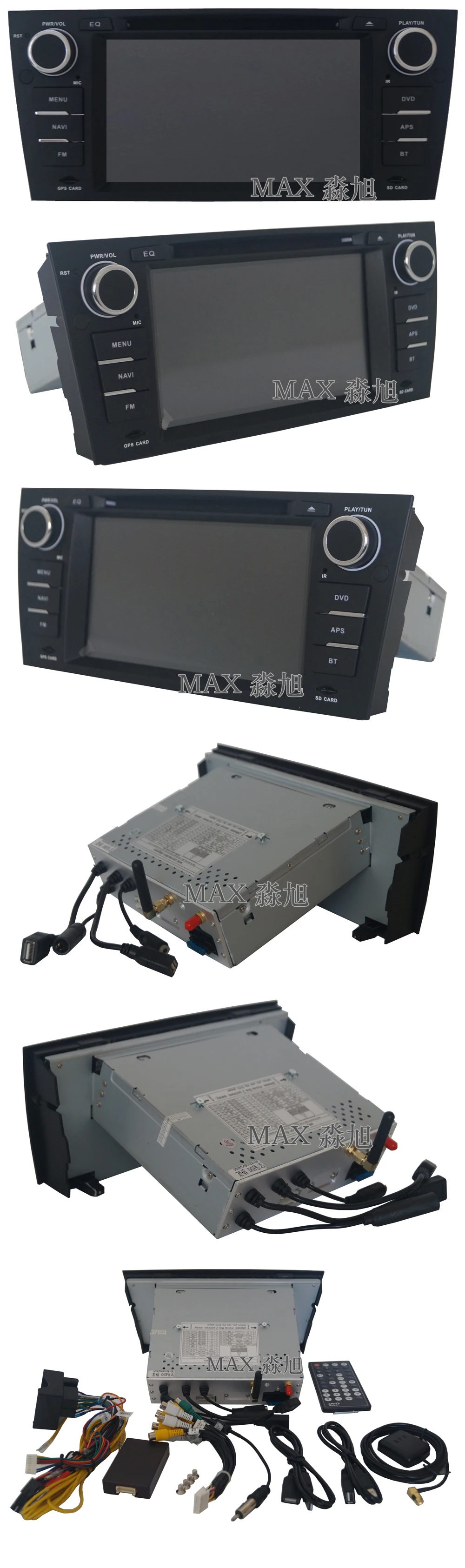 Top MAX Android GPS Navigation System Car DVD Player for BMW E90 E91 E92 E93 with Car Radio Stereo BT WIFI SWC free map 12