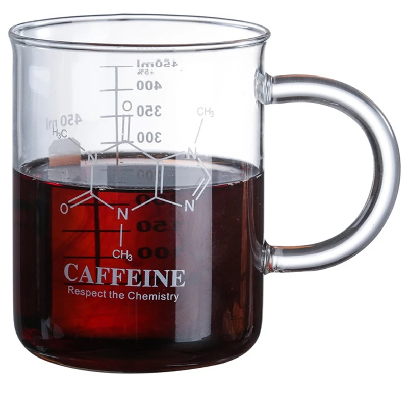 450 мл теплоизоляционная двухслойная стеклянная сосуд с высоким боросиликатным цветком инновационная кружка кофейная чашка с двойными стенками - Цвет: Clear