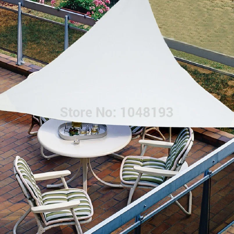 UV Waterproof triangles Sun Shade Sail 3m X 3m X3m Shade Net awning