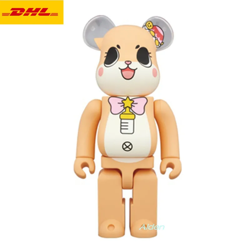 11 "Bearbrick мрачно Kaws BB Be @ rbrick 400% Брайан оригинальный поддельные основные маскоты Street книги по искусству ПВХ фигурку Модель игрушки коробка 28