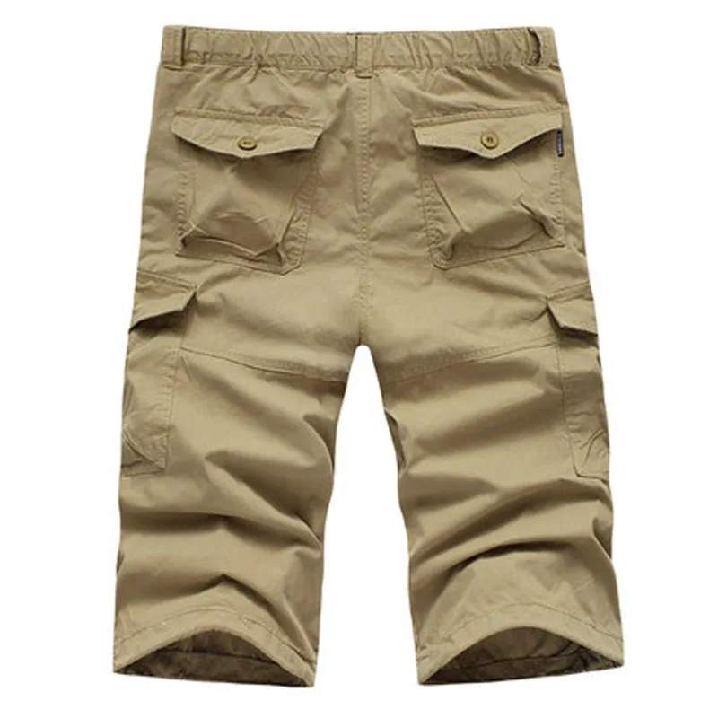 Водонепроницаемые военные карго шорты мужские летние быстросохнущие свободные мужские короткие штаны тонкие мужские шорты с ремнем M-3XL
