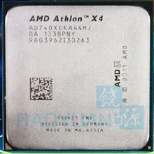 Процессор AMD Athlon X4 740 X4-740 X4 740X AD740XOKA44HJ четырехъядерный процессор 3,2 ГГц 65 Вт настольный процессор разъем FM2