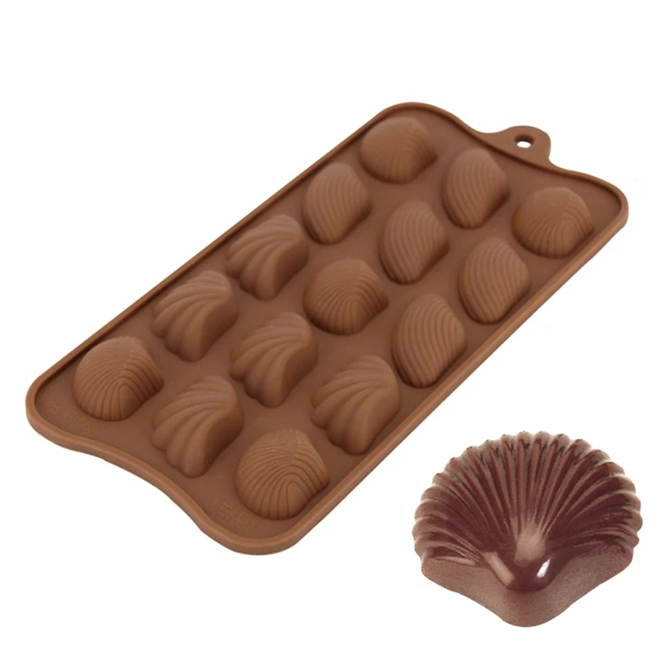VOGVIGO 15 с различными ракушками форма для шоколада силиконовые формы торта Форма для ручной работы форма для выпечки
