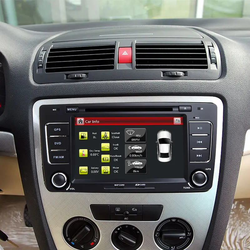 Excellent AutoRadio 2 Din Car DVD Player For Skoda Octavia A 5 A5 2 3 Yeti 2008 2009 2010 2011 2012 2013 2014 Multimedia GPS Navigation 2