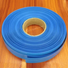1kg Lithium Battery Pvc Heat Shrink Tubing Skin Polymer 18650 Insulation Film Tube Blue