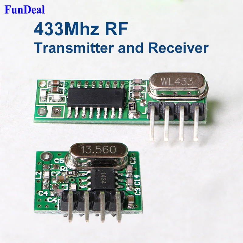 433Mhz RF Sender Empfänger Wireless Transmitter /& Receiver Module für Arduino