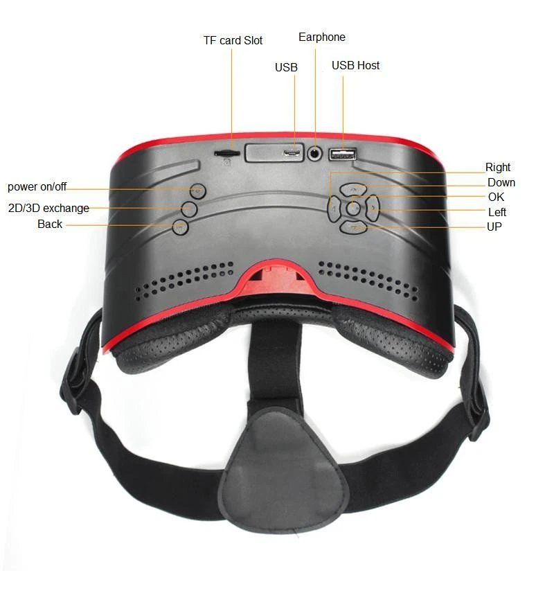 Хит! Все в одном гарнитура VR работает без смартфона: HD ips экран, разрешение 720*1280, Wi-Fi и Bluetooth 4,0, поддержка USB 2,0