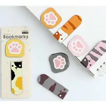 2 шт./упак. за лот Животные след магнитные закладки для офиса и школы, модный Рождественский подарок Zakka стили