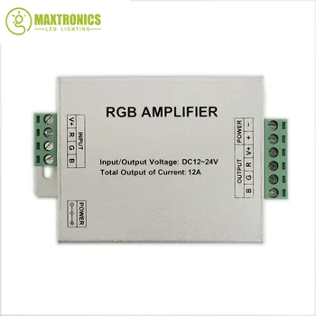 

DC12-24V 12A RGB Amplifier Controller For 3528 5050 RGB LED Strip Module Light