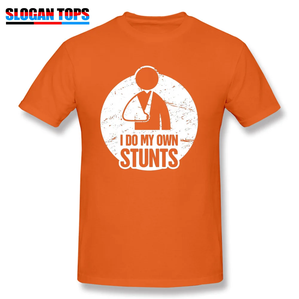 Casual Cotton Fabric Tops Shirt for Men Fashionable T-shirts Design Designer Crewneck Tee-Shirts Short Sleeve Drop Shipping Stunts Get Well Gift Fractured Broken Should orange