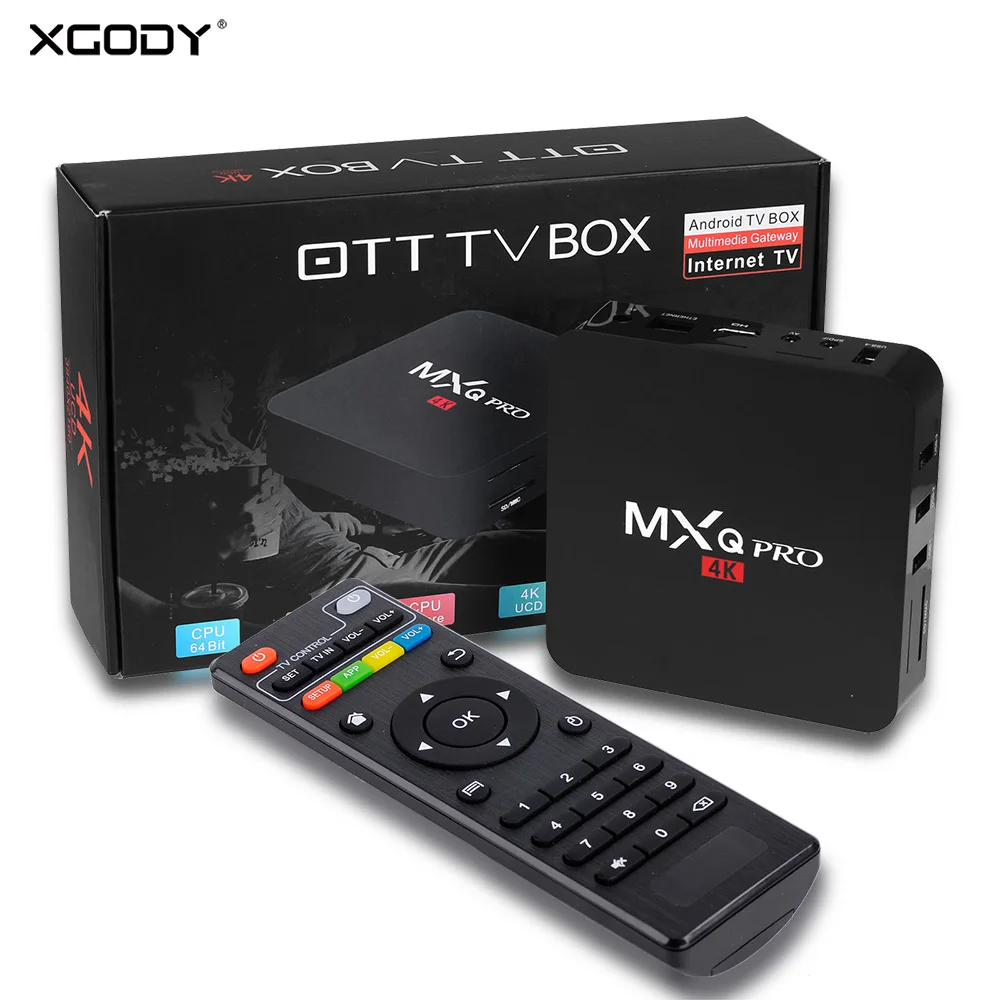 

XGODY MXQPRO H3 Android 7.1 Smart TV Box ALLwinner H3 Quad-core 1GB 8GB Media Player WIFI 4K HD Video Recording Set Top Box
