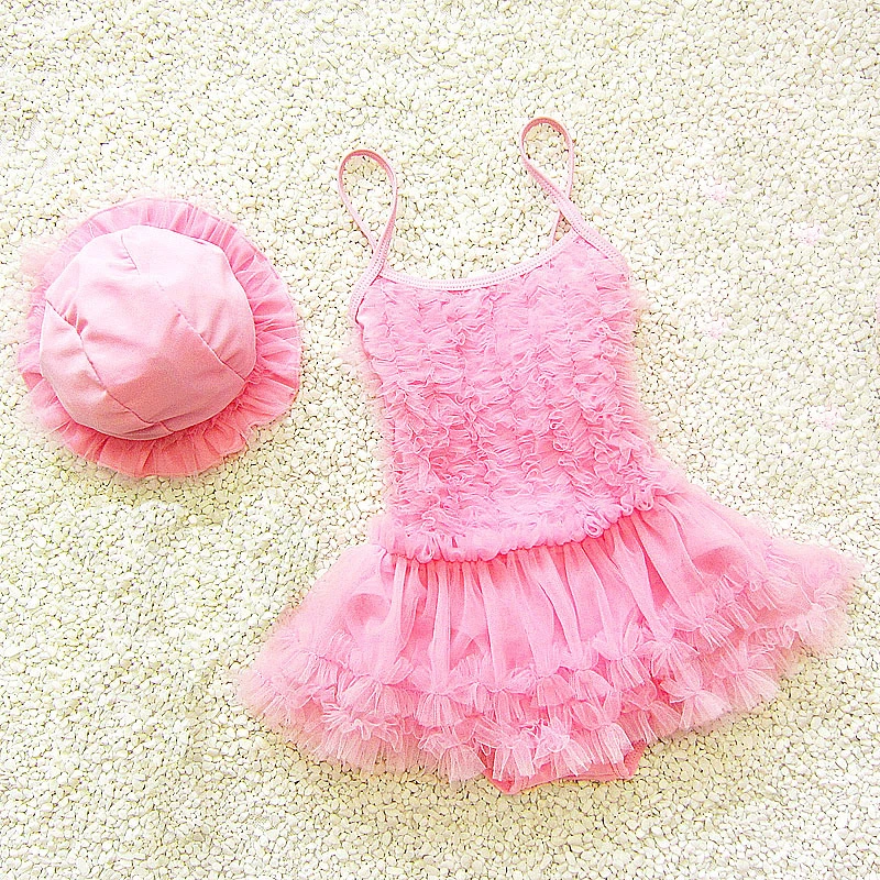 

2019 Toddler Girl Swimwear Kids Summer Beach Swim Wear Fashion Lace Cute Swimsuit for Girls Swimming One Pieces Swim Clothes