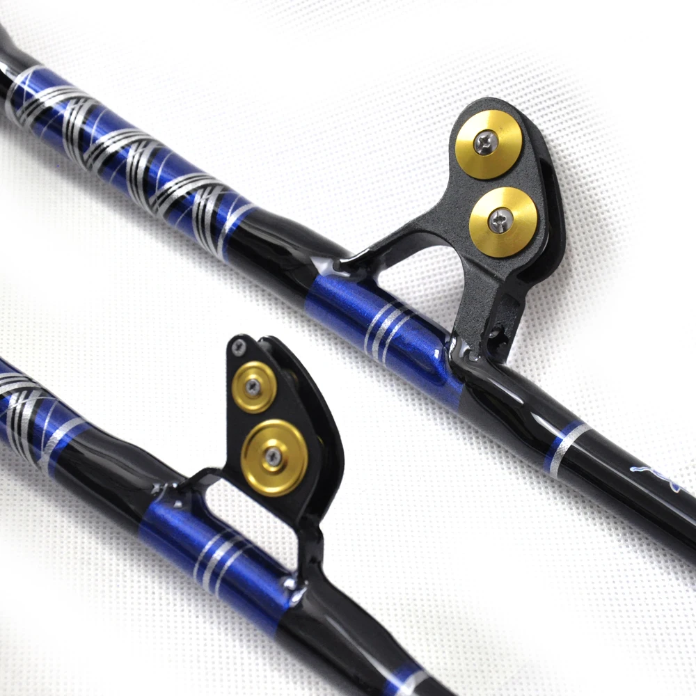 Big Game 80lbs pounds leather fore grip deep sea heavy power rod