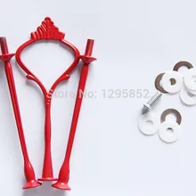 50 компл./bag.3 цвет сильный Корона 3 яруса металлические стойки торта ручки/торт аппаратного стенд с, принимаем смешанный цвет