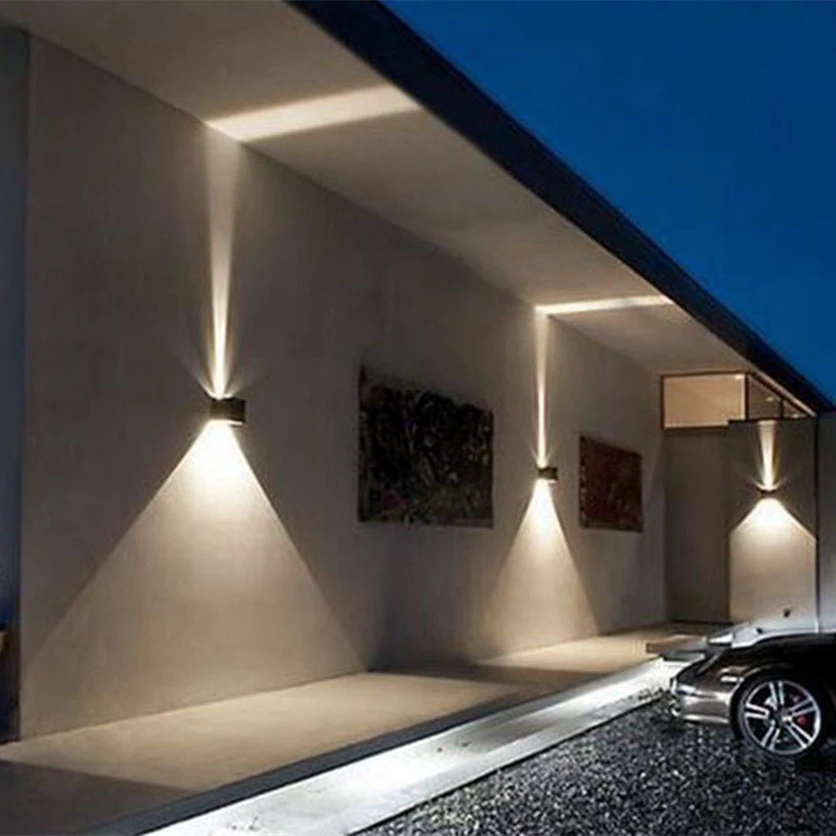 Outdoor Waterproof IP65 Wall Lamp Modern LED Wall Light ...