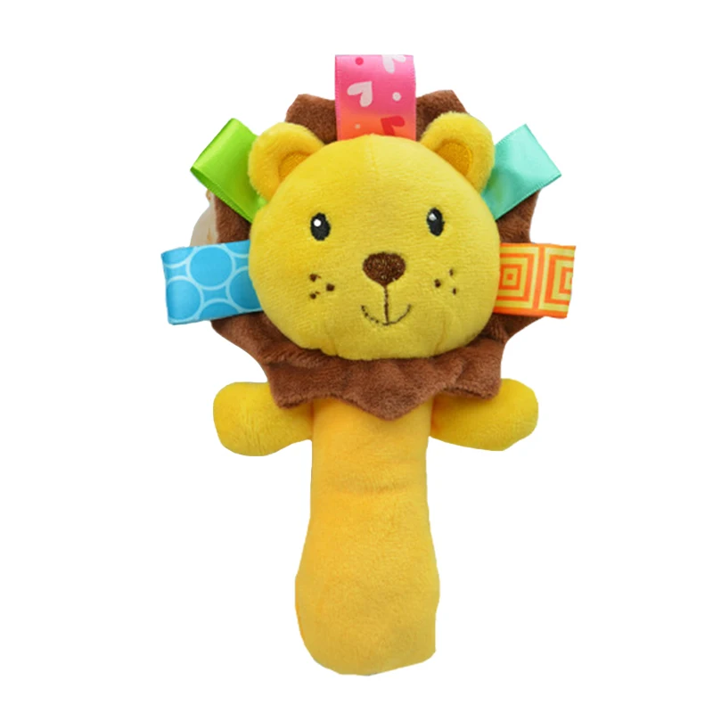 Newborn Baby Toys 0-12 Months Cartoon Animal Baby Plush Rattle Mobile Bell Toy Infant Toddler Early Educational Toys speelgoed