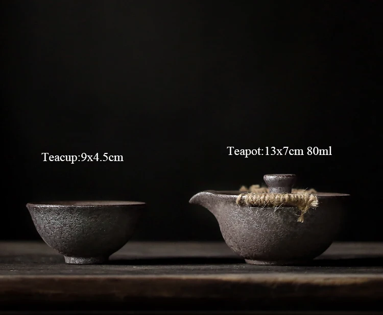 TANGPIN, винтажный Японский чайник, керамический чайник, gaiwan, чайные чашки, портативный, для путешествий, офиса, чайный набор