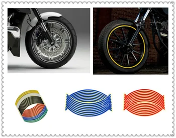

Universal Motorcycle shape wheel steel ring wheel tires reflective stickers for YAMAHA XMAX125 XMAX250 XMAX 400 X300 V-MAX