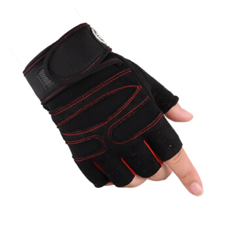 M-XL Gym Gloves Heavyweight Sports Exercise Weight Lifting Gloves Body Building Training Sport Fitness Gloves (1)