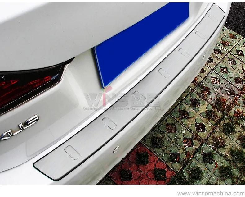 For Lexus ct200h 2011 2017 304 Stainless Steel Rear Bumper Protector Trunk Door Sill Trim