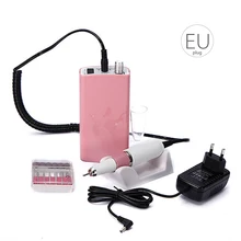 Новое поступление перезаряжаемый Электрический Маникюрный сверлильный станок 18 Вт 30000 об./мин. беспроводной маникюрный педикюрный набор для полировки ногтей