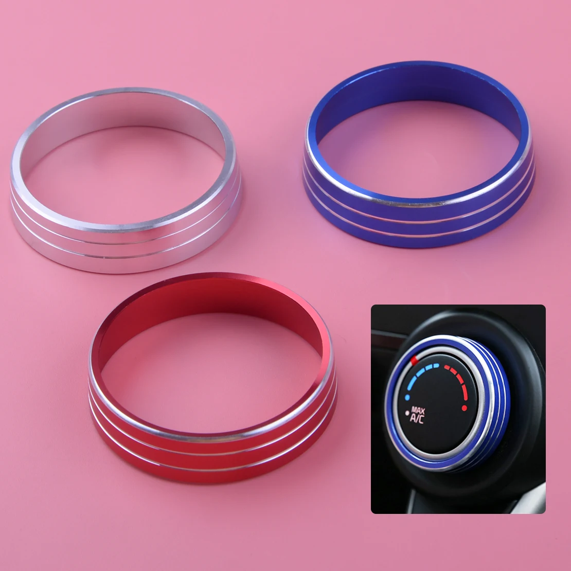 

A/C Heater Climate Control Switch Panel Buttons Knobs Cover Trim Ring Fit For Mitsubishi Lancer Outlander