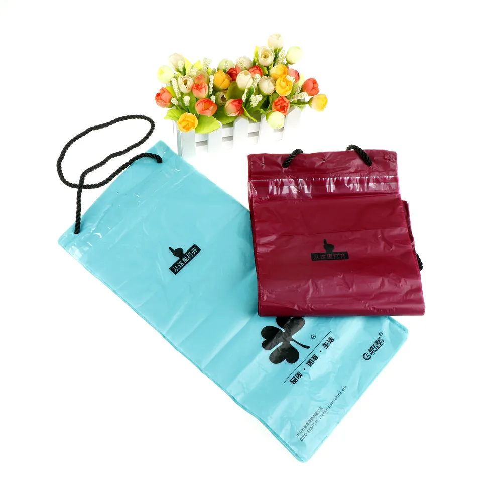 50pcs Red/Blue Garbage Bags Car Trash Bag Hanging Car Vomit Bags