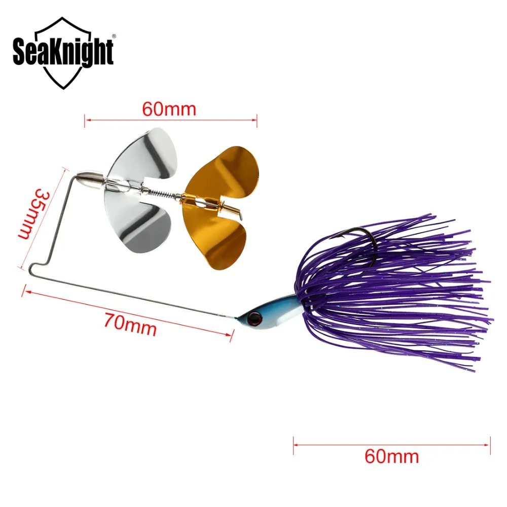 SeaKnight SK103 блесна 10 г 14 свинцовая головка 4 шт. рыболовная приманка металлическая