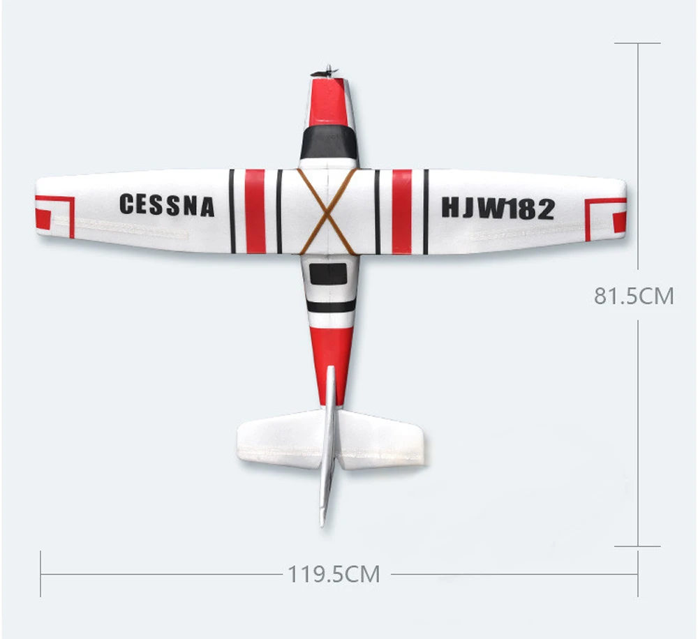 Cessna HJW182 1200 мм размах крыльев EPS тренер для начинающих RC самолет комплект